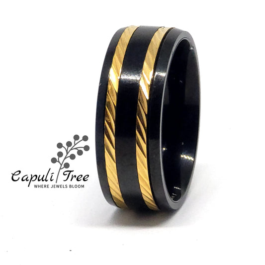Black & Gold Ring