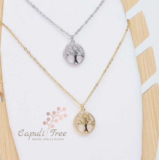 STAINLESS STEEL TREE OF LIFE NECKLACE